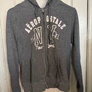Aeropostale Heather Gray Hoodie